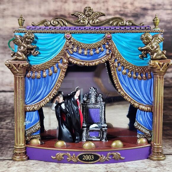 Musical Phantom of the Opera Christmas Ornament #5 Light Up Vintage WORKS w Box - Picture 3 of 11